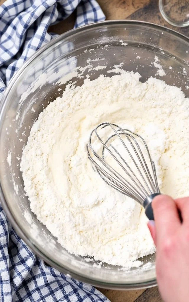 Cat Cookies: Mix the Dry Ingredients