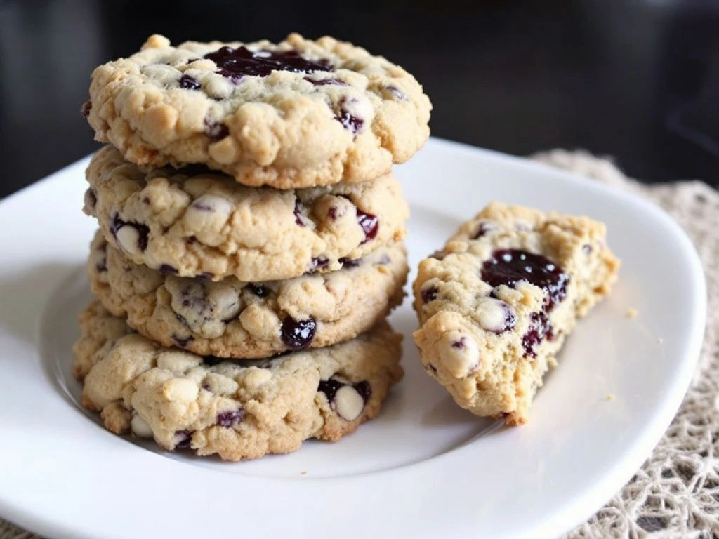 Peanut Butter and Jelly Cookies