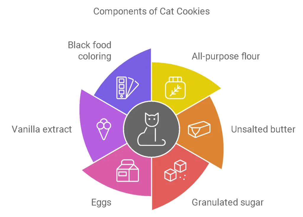 Ingredients for Cat Cookies 