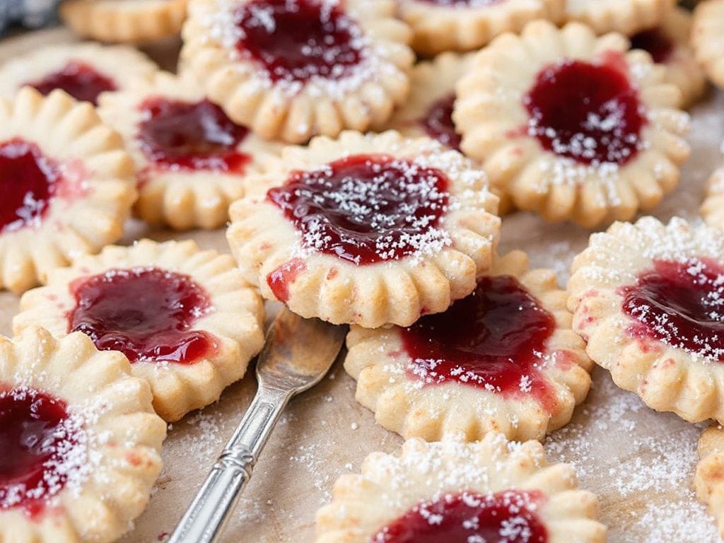 How to Make the Best Shortbread Cookies with Jam 🍪